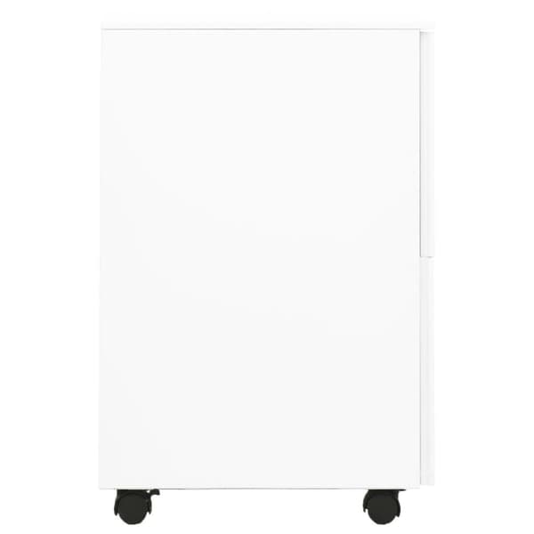 vidaXL mobilt arkivskab 39x45x67 cm stål hvid