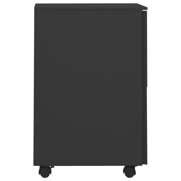 vidaXL mobilt arkivskab 39x45x67 cm stål antracitgrå