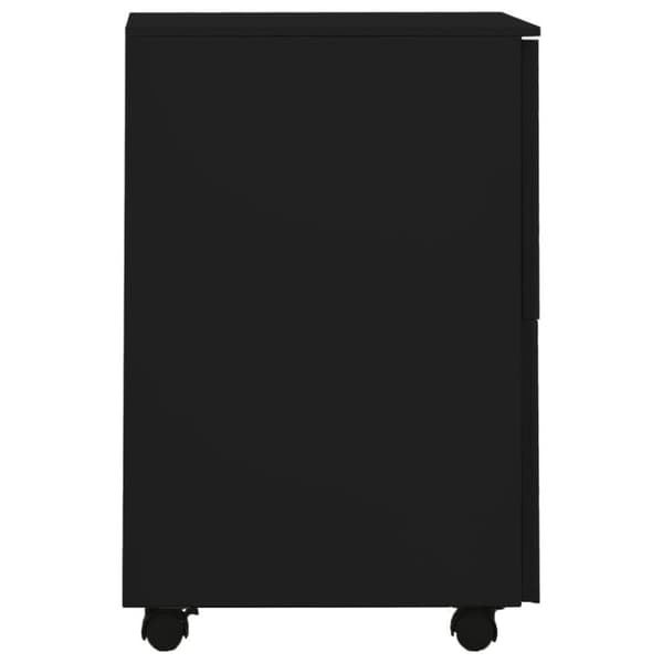 vidaXL Hurts svart 39x45x67 cm stål