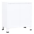 Pikkukuva 7 / 10: vidaXL Teollinen säilytysarkku valkoinen 75x40x80 cm teräs