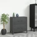 Pikkukuva 10 / 10: vidaXL Teollinen säilytysarkku antrasiitti 75x40x80 cm teräs