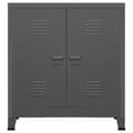 Pikkukuva 4 / 10: vidaXL Teollinen säilytysarkku antrasiitti 90x40x100 cm teräs