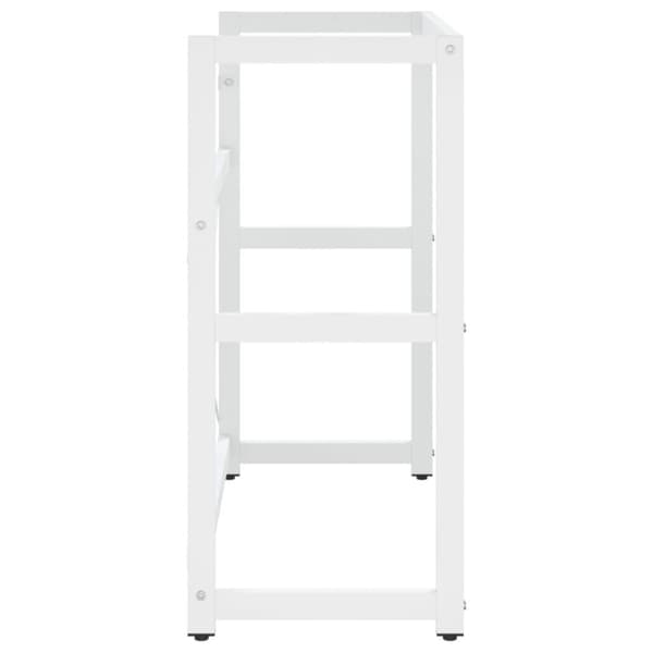 vidaXL badeværelsesmøbel til håndvask 79x38x83 cm jern hvid