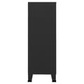 Miniatyrbillede 5 af 11: vidaXL industrielt opbevaringsskab 75x40x115 cm metal sort