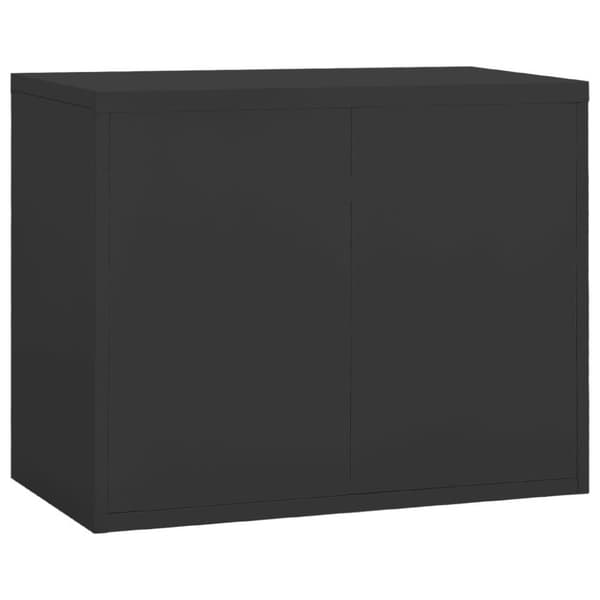 vidaXL Arkistokaappi antrasiitti 90x46x72,5 cm teräs