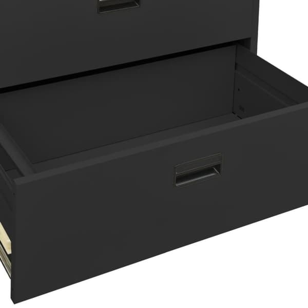 vidaXL Arkistokaappi antrasiitti 90x46x72,5 cm teräs