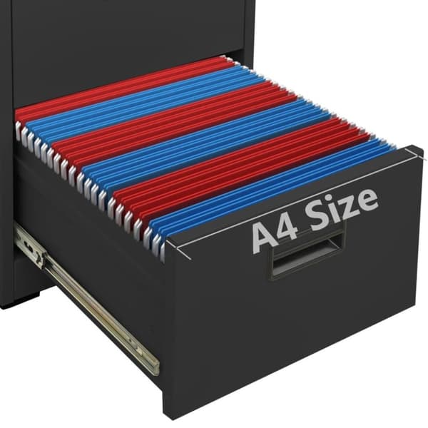 vidaXL Arkistokaappi antrasiitti 46x62x72,5 cm teräs