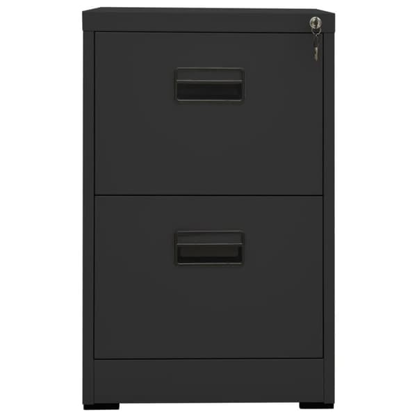 vidaXL Arkistokaappi antrasiitti 46x62x72,5 cm teräs