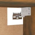 Miniatyrbillede 6 af 11: vidaXL garderobeskab 100x32,5x35 cm konstrueret træ røget egetræsfarve