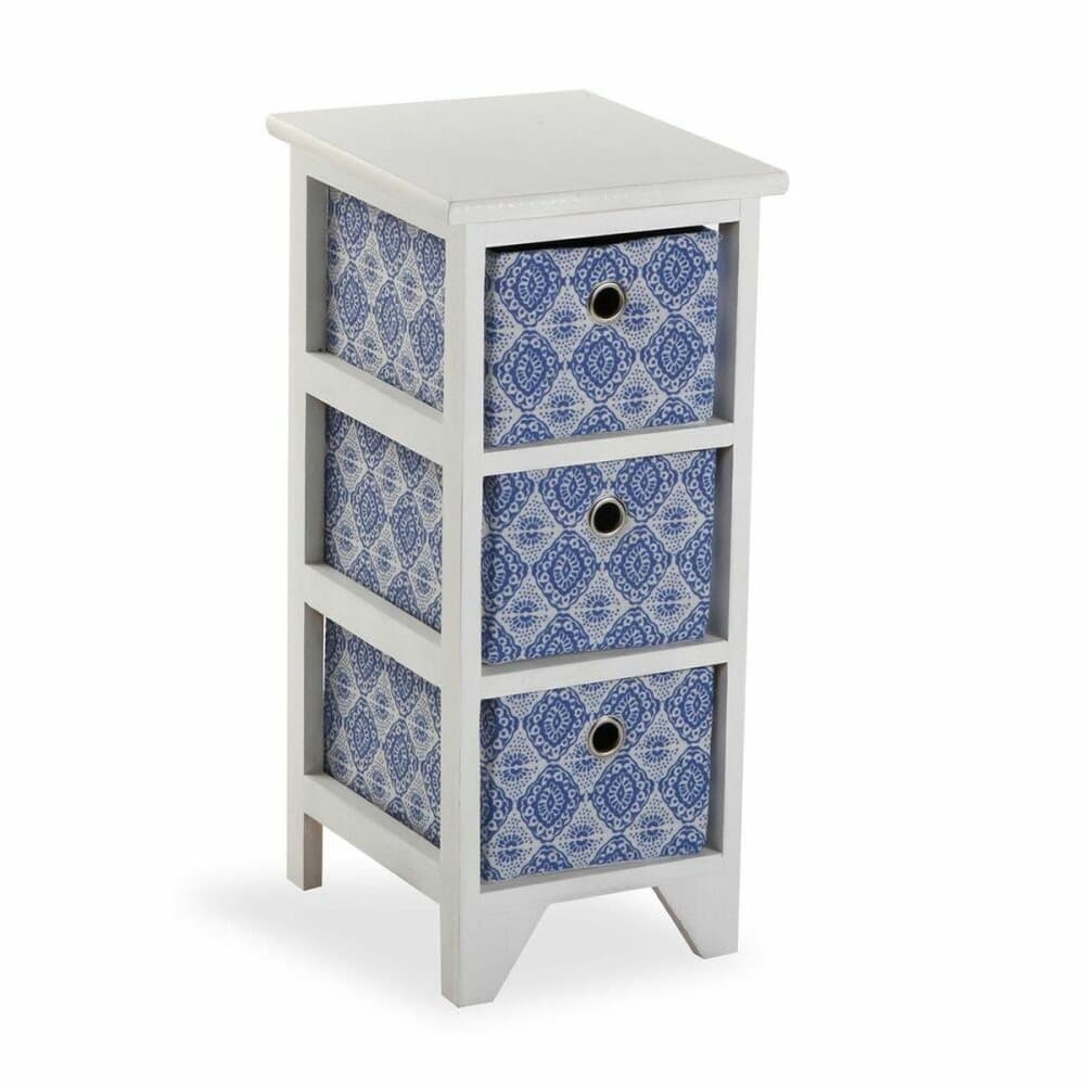 Byrå Versa Aveiro 3 lådor Kakel Trä Trä MDF (30 x 56 x 25 cm)