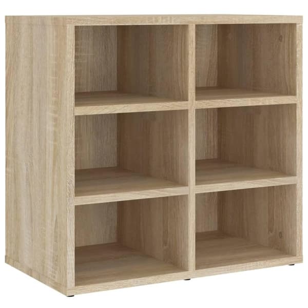 vidaXL Skoskap sonoma eik 2 stk 52,5x30x50 cm