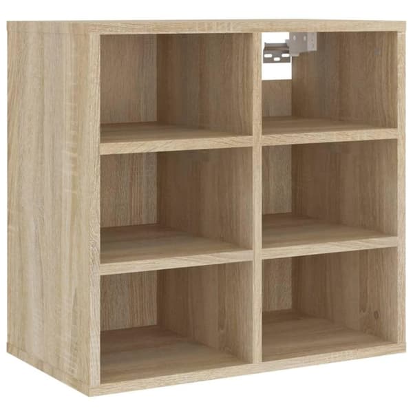vidaXL Skoskap sonoma eik 2 stk 52,5x30x50 cm