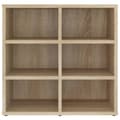Miniatyrbilde 6 av 11: vidaXL Skoskap sonoma eik 2 stk 52,5x30x50 cm