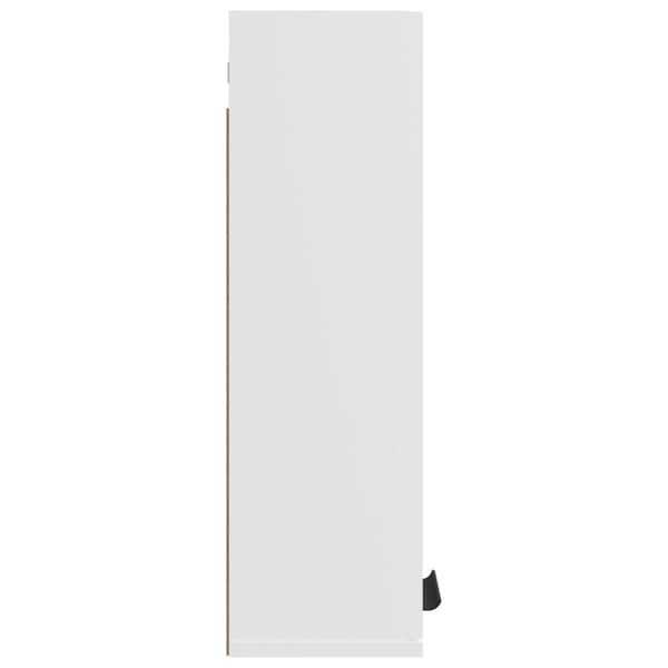 vidaXL Vegghengt baderomsskap hvit 32x20x67 cm