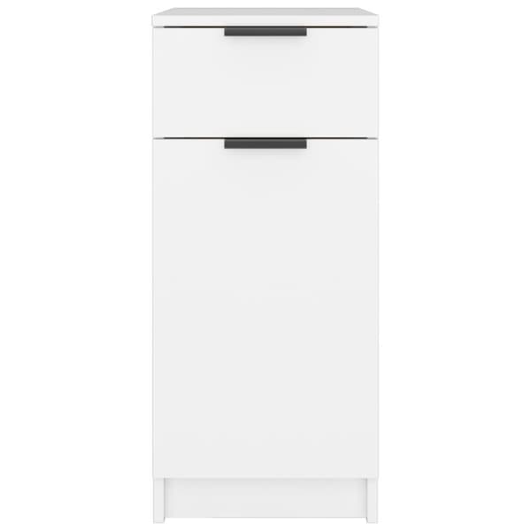 vidaXL Skrivebordskap hvit 33,5x50x75 cm konstruert tre