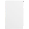 Miniatyrbilde 8 av 11: vidaXL Skrivebordskap hvit 33,5x50x75 cm konstruert tre