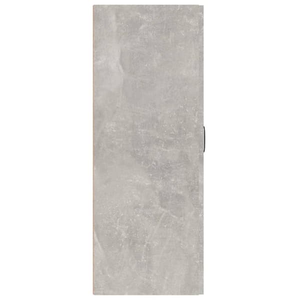 vidaXL Väggskåp betonggrå 69,5x34x90 cm konstruerat trä