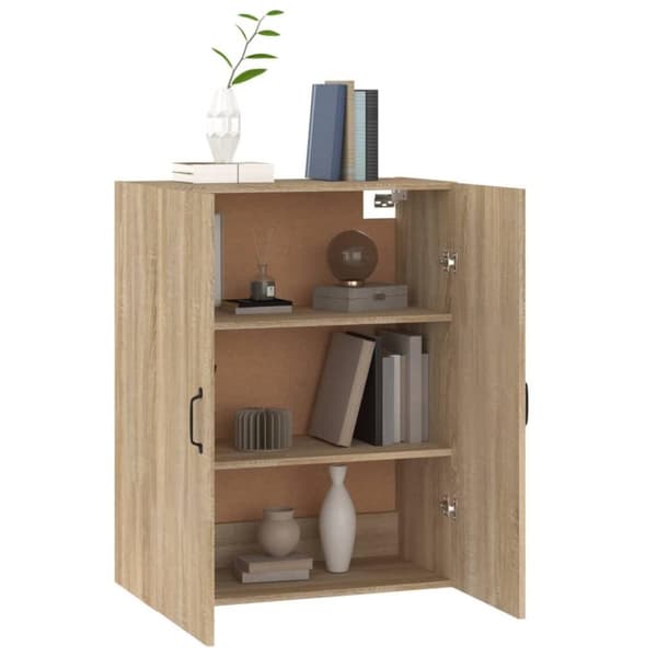 vidaXL Väggskåp sonoma-ek 69,5x34x90 cm konstruerat trä