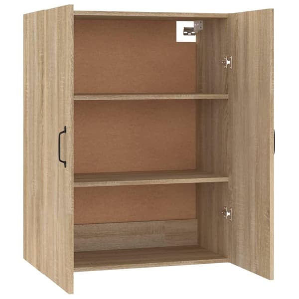 vidaXL Väggskåp sonoma-ek 69,5x34x90 cm konstruerat trä