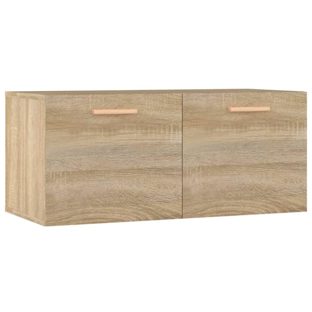 vidaXL Väggskåp sonoma-ek 80x35x36,5 cm konstruerat trä