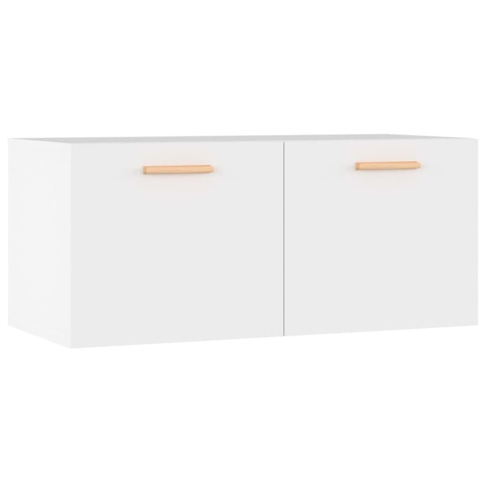 vidaXL Väggskåp vit 80x35x36,5 cm konstruerat trä