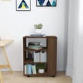 Miniatyrbilde 4 av 11: vidaXL Rulleskap brun eik 60x35x75 cm konstruert tre