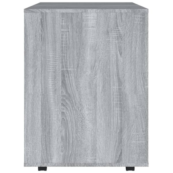vidaXL Rulleskap grå sonoma 60x53x72 cm konstruert tre