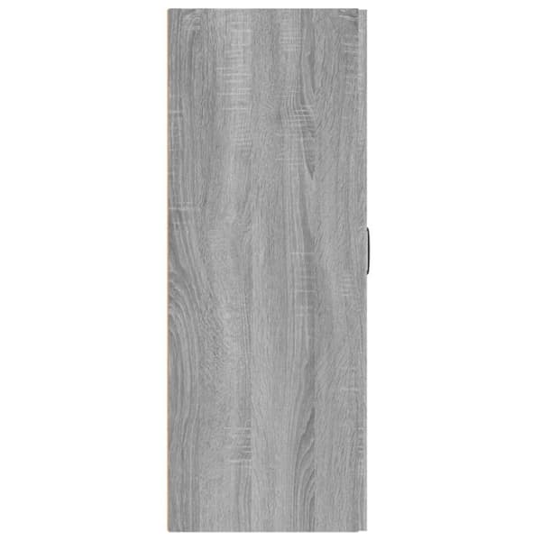 vidaXL Väggskåp grå sonoma 69,5x34x90 cm konstruerat trä