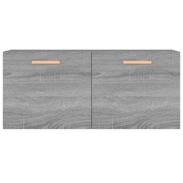 vidaXL Väggskåp grå sonoma 80x35x36,5 cm konstruerat trä