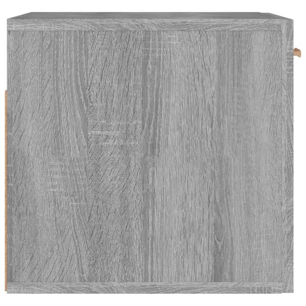 vidaXL Väggskåp grå sonoma 80x35x36,5 cm konstruerat trä
