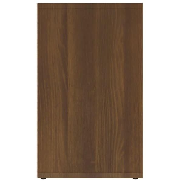 vidaXL Skoskap 2 stk brun eik 52,5x30x50 cm