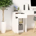 Miniatyrbillede 3 af 11: vidaXL skrivebord 33,5x50x75 cm konstrueret træ hvid
