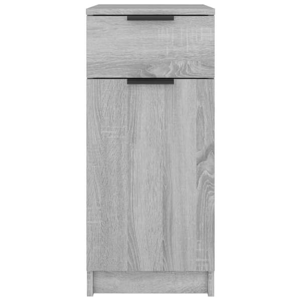 vidaXL skrivebord 33,5x50x75 cm konstrueret træ grå sonoma-eg