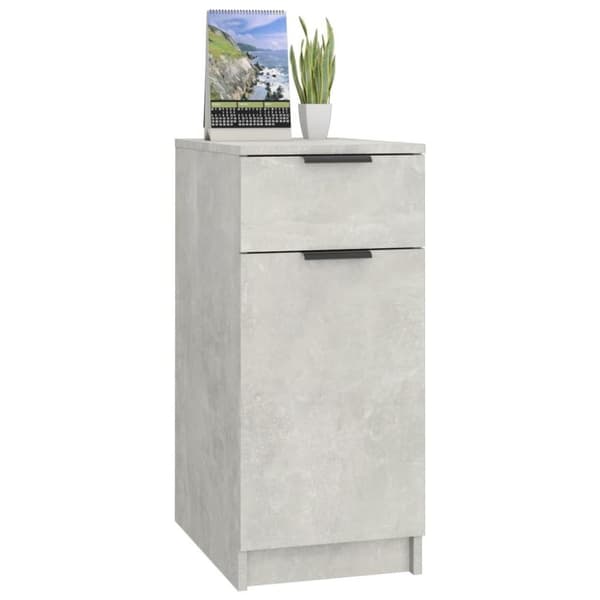 vidaXL skrivebord 33,5x50x75 cm konstrueret træ betongrå