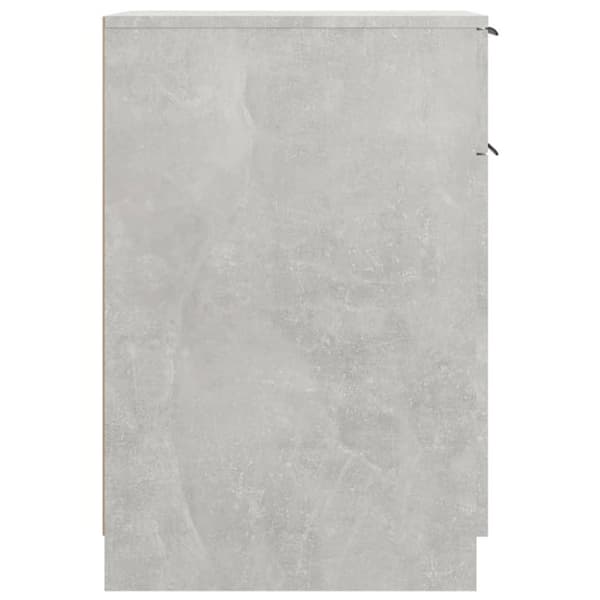 vidaXL skrivebord 33,5x50x75 cm konstrueret træ betongrå
