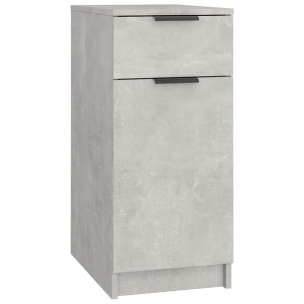 vidaXL skrivebord 33,5x50x75 cm konstrueret træ betongrå