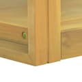Pikkukuva 5 / 6: vidaXL Seinäkiinnitettävä kylpyhuoneen kaappi 60x45x35 cm täysi tiikki