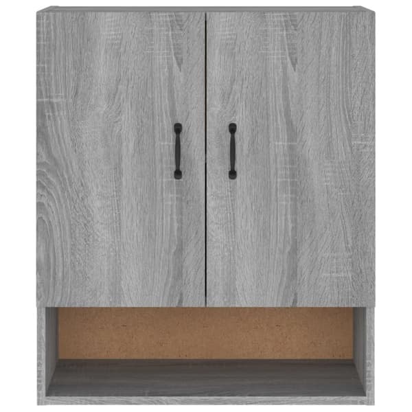 vidaXL vægskab 60x31x70 cm konstrueret træ grå sonoma-eg