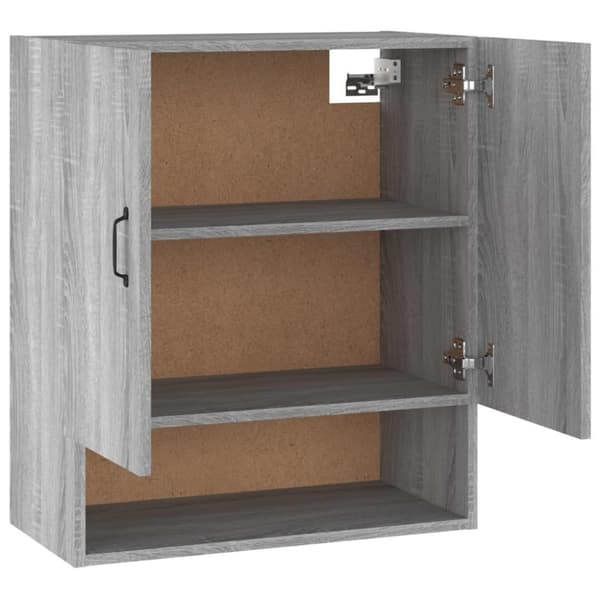 vidaXL vægskab 60x31x70 cm konstrueret træ grå sonoma-eg