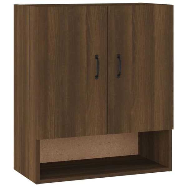 vidaXL Seinäkaappi ruskea tammi 60x31x70 cm tekninen puu