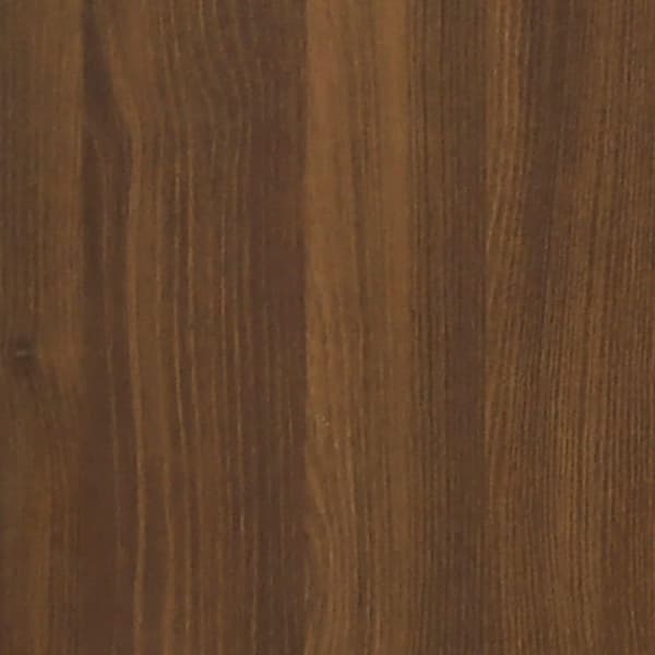 vidaXL vægskabe 2 stk. 60x36,5x35 cm konstrueret træ brun egetræ