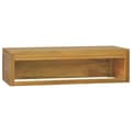 Miniatyrbilde 4 av 9: vidaXL Veggmontert baderomsskap 110x45x30 cm heltre teak