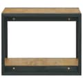 Miniatyrbild 3 av 6: vidaXL Väggmonterat badrumsskåp 45x45x35 cm massiv teak