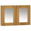 Miniatyrbild 1 av 9: vidaXL Spegelskåp 60x10x40 cm massiv teak