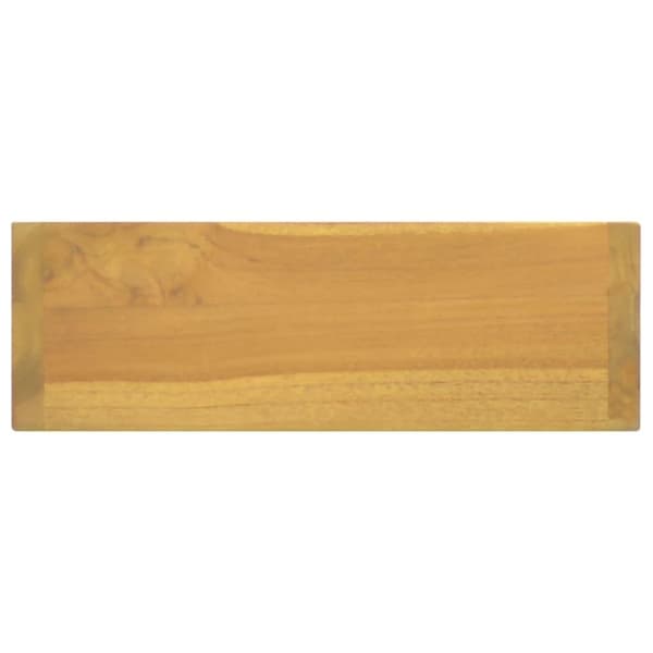 vidaXL Speilskap 30x10x40 cm heltre teak