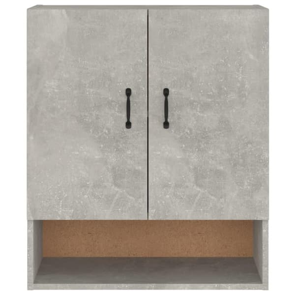 vidaXL Veggskap betonggrå 60x31x70 cm konstruert tre
