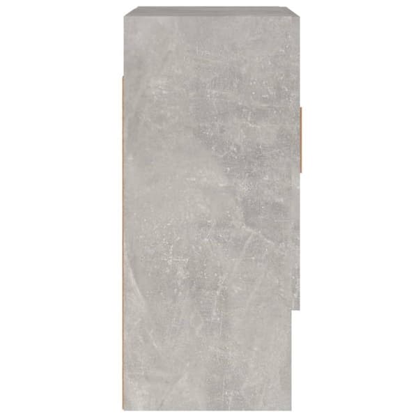 vidaXL Väggskåp betonggrå 60x31x70 cm konstruerat trä