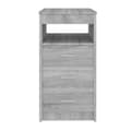 Miniatyrbilde 5 av 10: vidaXL Kommode grå sonoma 40x50x76 cm konstruert tre