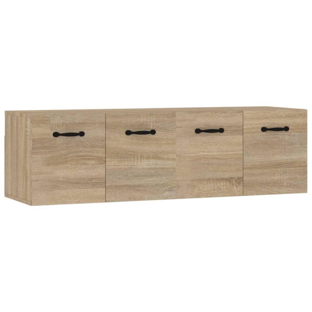 vidaXL Väggskåp 2 st sonoma-ek 80x35x36,5 cm konstruerat trä