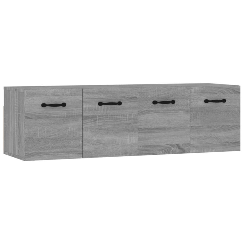 vidaXL Väggskåp 2 st grå sonoma 80x35x36,5 cm konstruerat trä